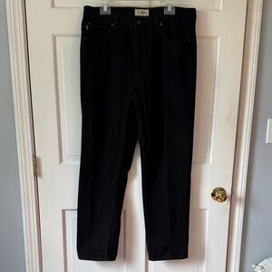 L.L. Bean Classic Black Jeans 37x32